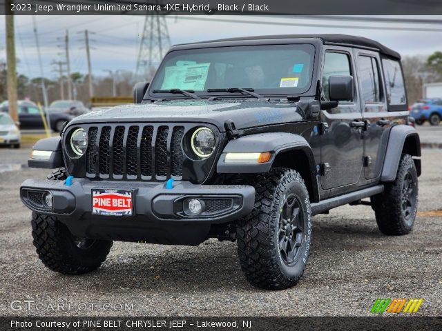 2023 Jeep Wrangler Unlimited Sahara 4XE Hybrid in Black
