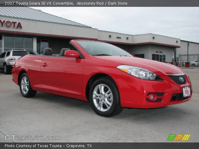 2007 Toyota Solara SE V6 Convertible in Absolutely Red