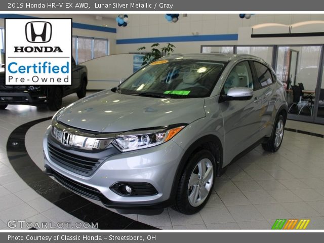 2019 Honda HR-V EX AWD in Lunar Silver Metallic