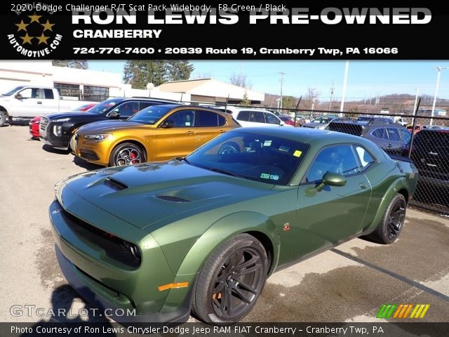 2020 Dodge Challenger R/T Scat Pack Widebody in F8 Green