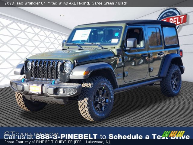 2023 Jeep Wrangler Unlimited Willys 4XE Hybrid in Sarge Green