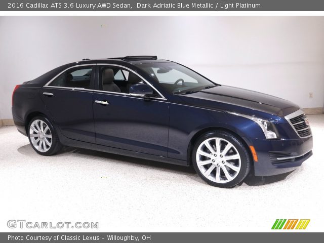 2016 Cadillac ATS 3.6 Luxury AWD Sedan in Dark Adriatic Blue Metallic