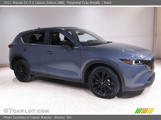 2022 Mazda CX-5 S Carbon Edition AWD in Polymetal Gray Metallic