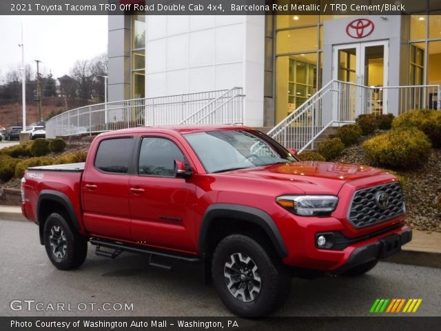 2021 Toyota Tacoma TRD Off Road Double Cab 4x4 in Barcelona Red Metallic