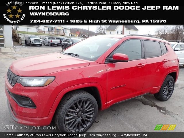 2022 Jeep Compass Limited (Red) Edition 4x4 in Redline Pearl