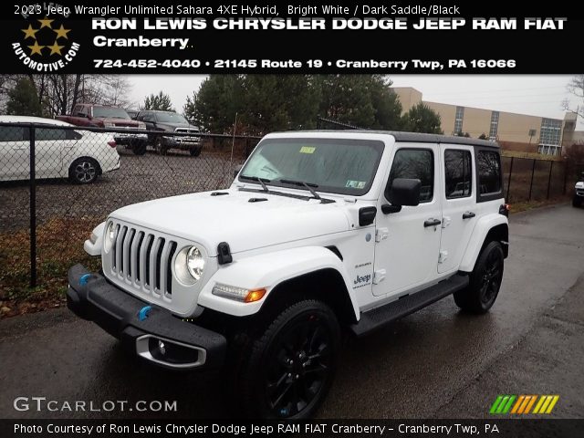 2023 Jeep Wrangler Unlimited Sahara 4XE Hybrid in Bright White