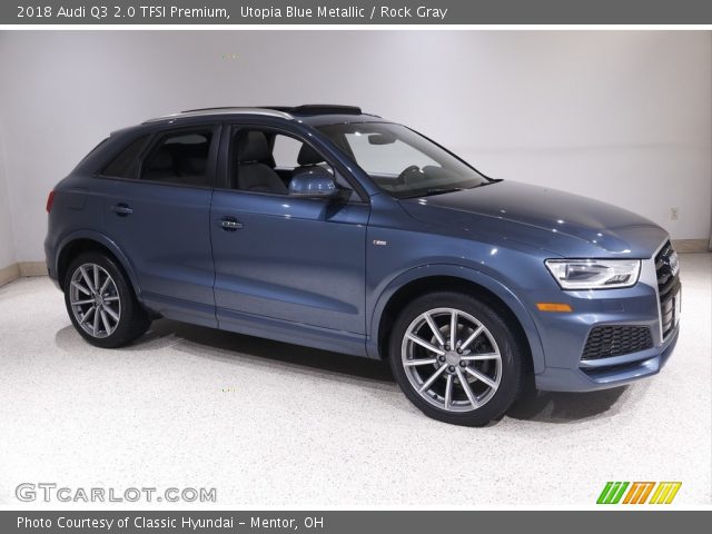 2018 Audi Q3 2.0 TFSI Premium in Utopia Blue Metallic