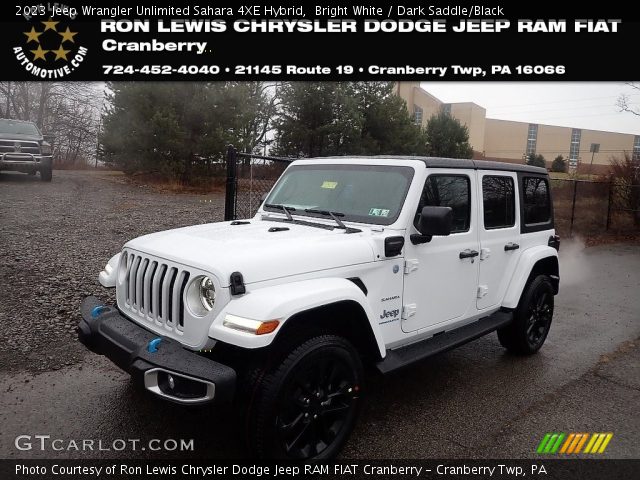 2023 Jeep Wrangler Unlimited Sahara 4XE Hybrid in Bright White