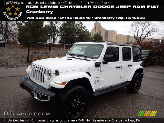 2023 Jeep Wrangler Unlimited Sahara 4XE Hybrid in Bright White
