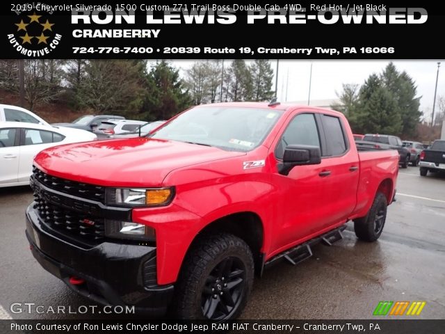 2019 Chevrolet Silverado 1500 Custom Z71 Trail Boss Double Cab 4WD in Red Hot