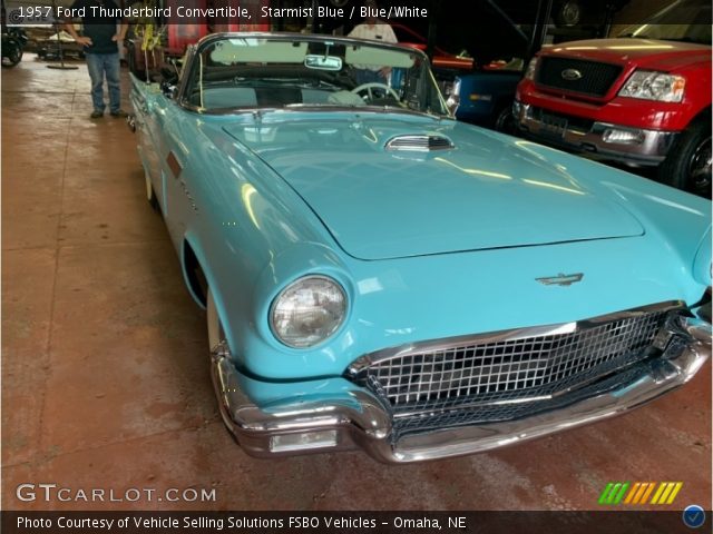 1957 Ford Thunderbird Convertible in Starmist Blue