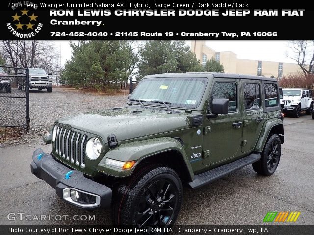 2023 Jeep Wrangler Unlimited Sahara 4XE Hybrid in Sarge Green
