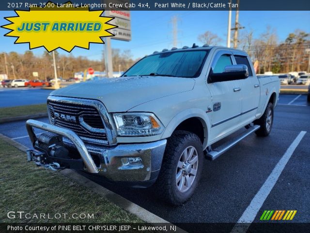2017 Ram 2500 Laramie Longhorn Crew Cab 4x4 in Pearl White