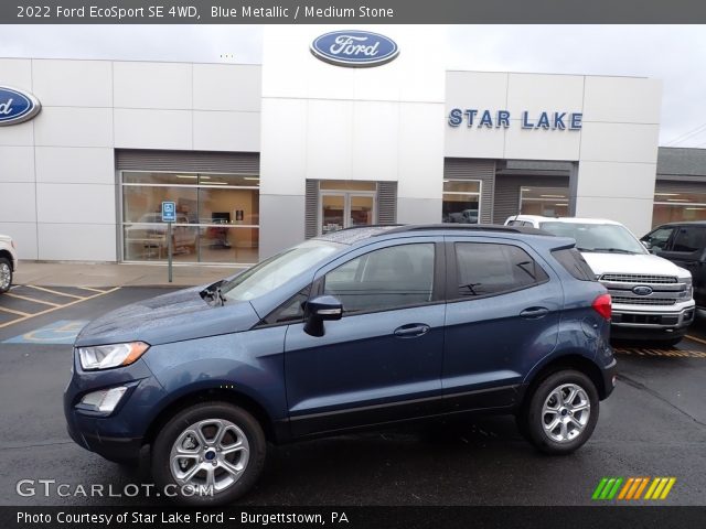 2022 Ford EcoSport SE 4WD in Blue Metallic