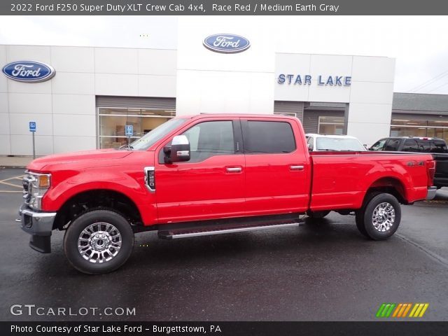 2022 Ford F250 Super Duty XLT Crew Cab 4x4 in Race Red