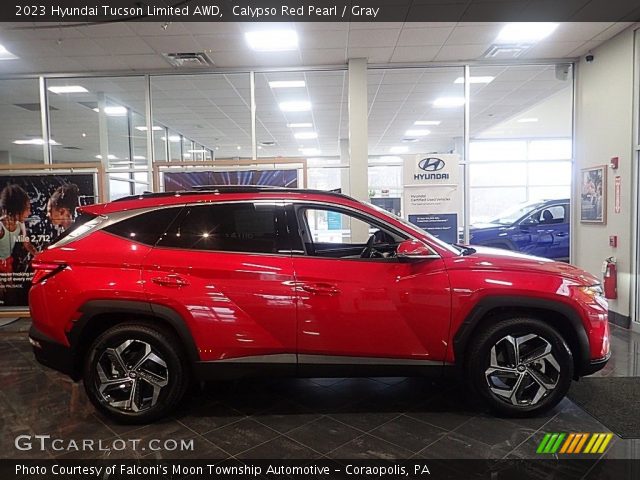 2023 Hyundai Tucson Limited AWD in Calypso Red Pearl