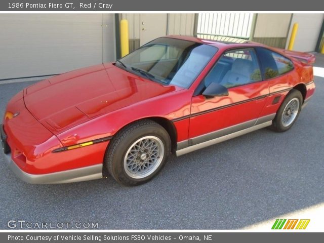1986 Pontiac Fiero GT in Red