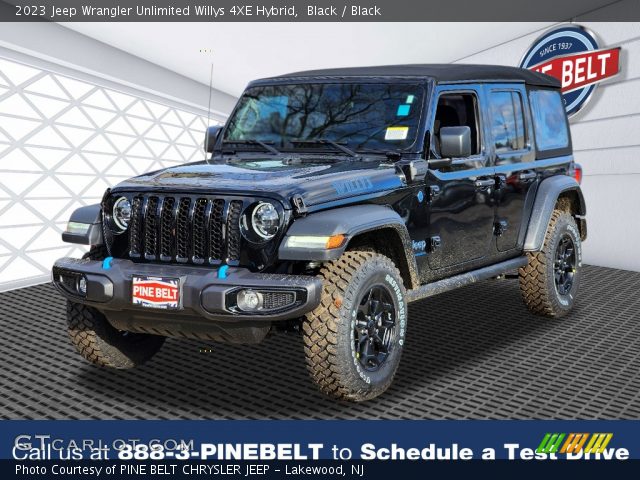 2023 Jeep Wrangler Unlimited Willys 4XE Hybrid in Black