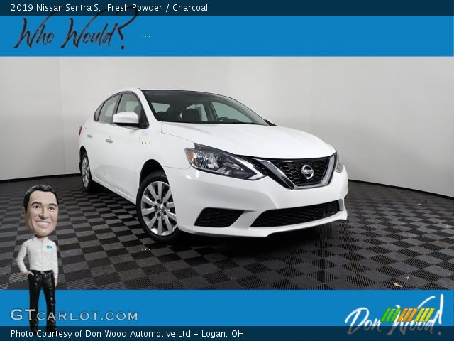 2019 Nissan Sentra S in Fresh Powder