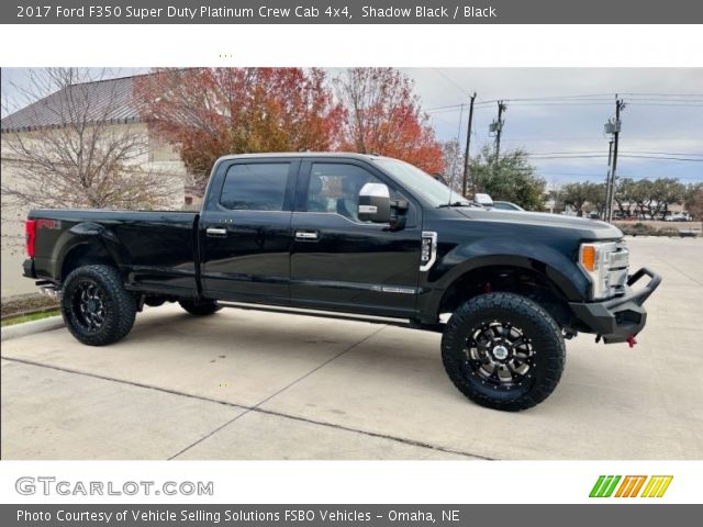 2017 Ford F350 Super Duty Platinum Crew Cab 4x4 in Shadow Black