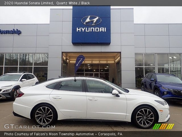 2020 Hyundai Sonata Limited in Quartz White