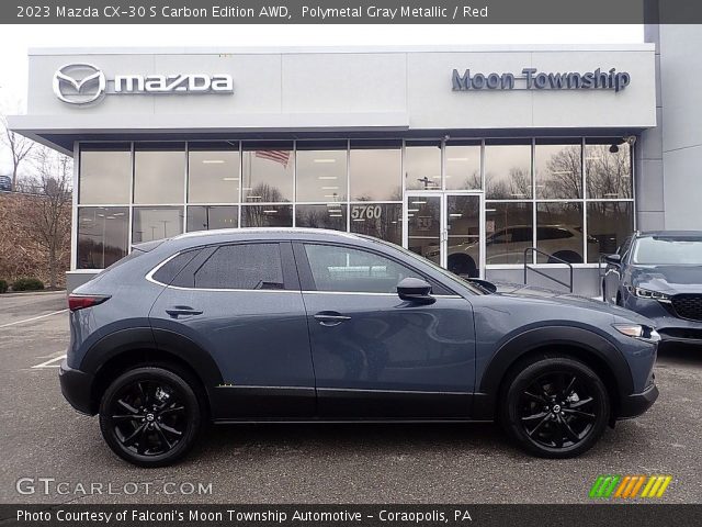 2023 Mazda CX-30 S Carbon Edition AWD in Polymetal Gray Metallic
