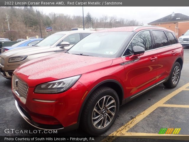 2022 Lincoln Corsair Reserve AWD in Red Carpet Metallic