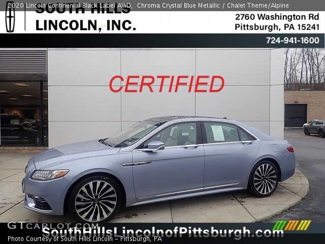 2020 Lincoln Continental Black Label AWD in Chroma Crystal Blue Metallic