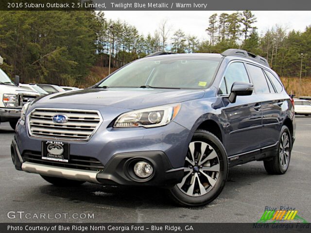 2016 Subaru Outback 2.5i Limited in Twilight Blue Metallic