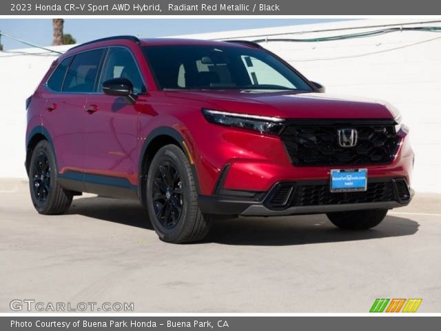 2023 Honda CR-V Sport AWD Hybrid in Radiant Red Metallic