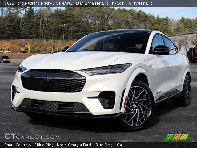 2023 Ford Mustang Mach-E GT eAWD in Star White Metallic Tri-Coat