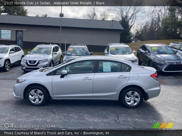 2015 Honda Civic LX Sedan in Alabaster Silver Metallic