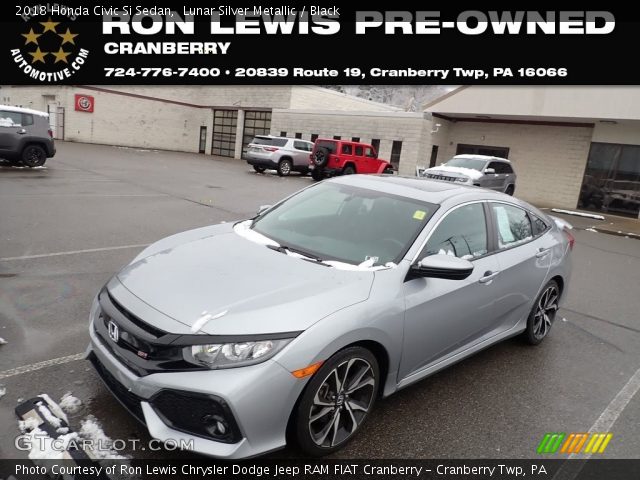 2018 Honda Civic Si Sedan in Lunar Silver Metallic