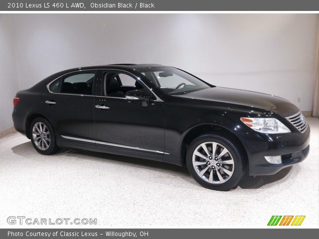 2010 Lexus LS 460 L AWD in Obsidian Black