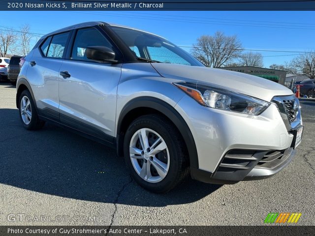 2020 Nissan Kicks S in Brilliant Silver Metallic