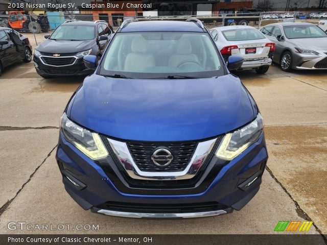 2018 Nissan Rogue SV in Caspian Blue