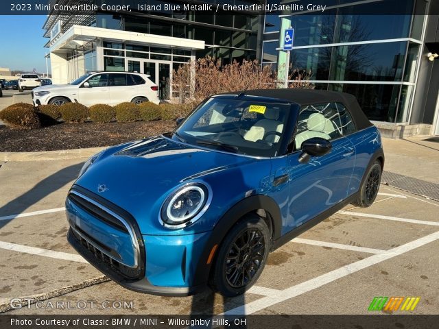 2023 Mini Convertible Cooper in Island Blue Metallic
