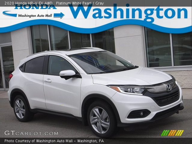 2020 Honda HR-V EX AWD in Platinum White Pearl