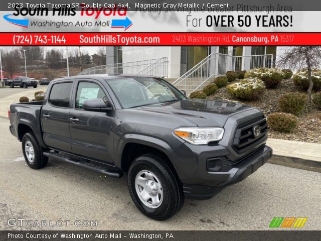 2023 Toyota Tacoma SR Double Cab 4x4 in Magnetic Gray Metallic
