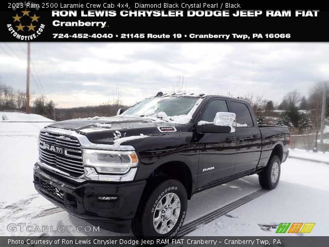 2023 Ram 2500 Laramie Crew Cab 4x4 in Diamond Black Crystal Pearl