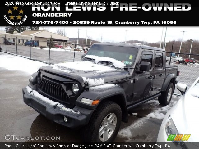 2020 Jeep Gladiator Sport 4x4 in Granite Crystal Metallic