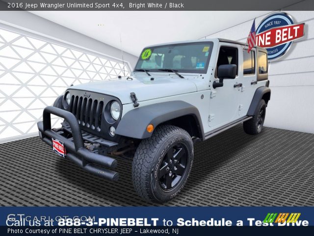2016 Jeep Wrangler Unlimited Sport 4x4 in Bright White