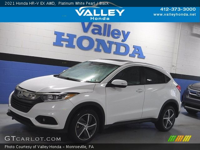 2021 Honda HR-V EX AWD in Platinum White Pearl