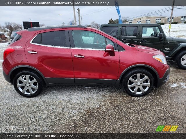 2016 Buick Encore Leather in Winterberry Red Metallic