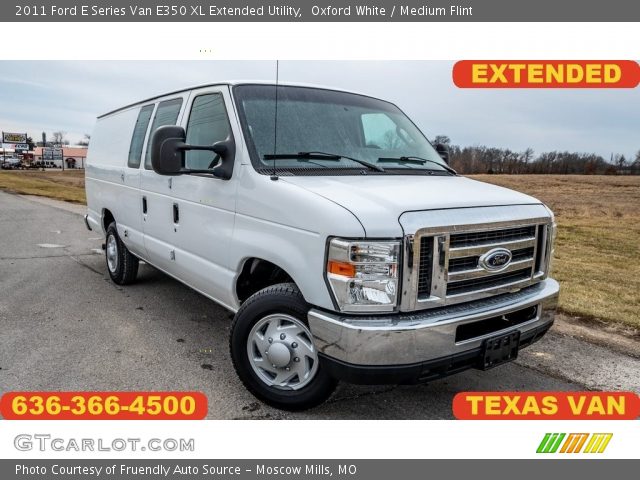2011 Ford E Series Van E350 XL Extended Utility in Oxford White