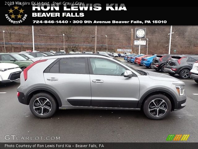 2023 Kia Niro EX Hybrid in Steel Gray