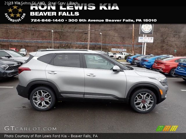 2023 Kia Seltos SX AWD in Steel Gray