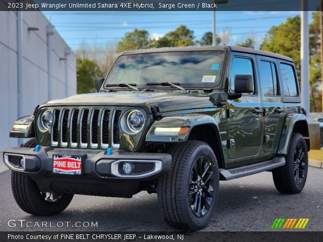 2023 Jeep Wrangler Unlimited Sahara 4XE Hybrid in Sarge Green