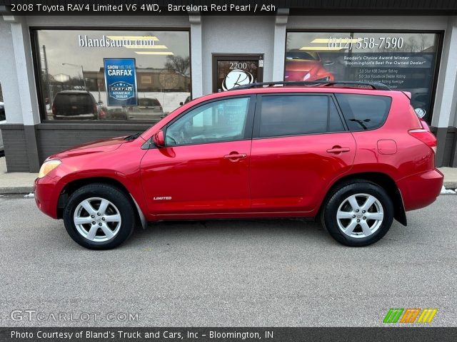 2008 Toyota RAV4 Limited V6 4WD in Barcelona Red Pearl