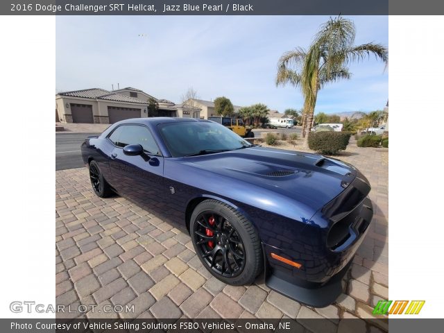 2016 Dodge Challenger SRT Hellcat in Jazz Blue Pearl